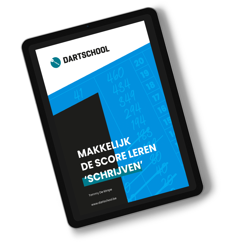 Makkelijk de score leren schrijven | Dartschool.be